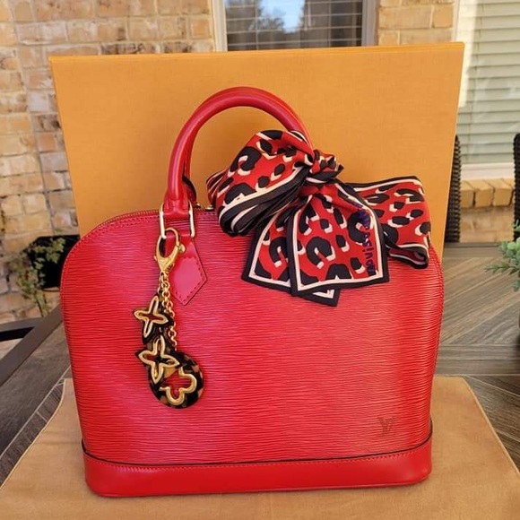 Stephen Sprouse Red Leopard Bandaue - Picture 2 of 11